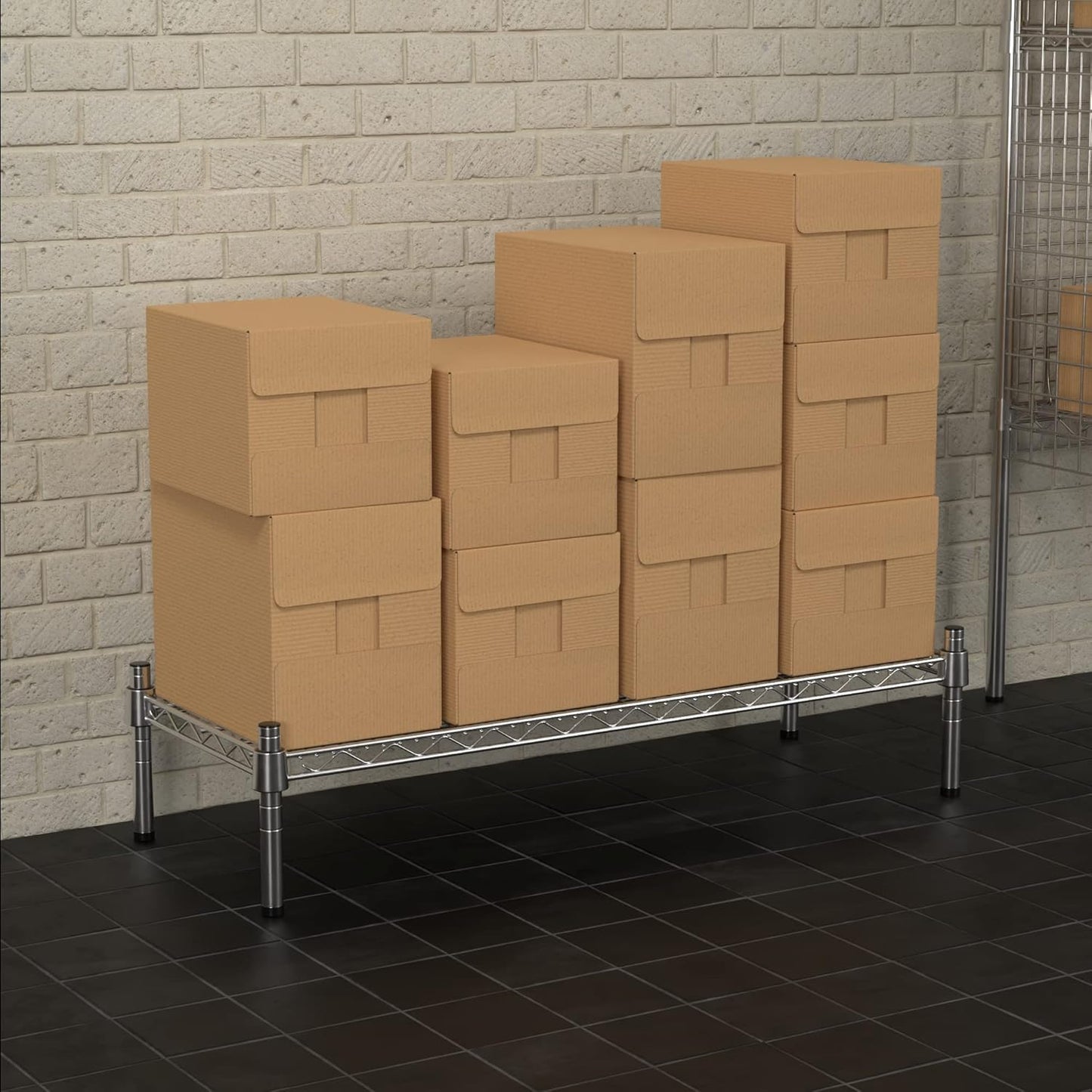Heavy-Duty Wire Dunnage Rack – Industrial-Grade Elevated Storage Solution