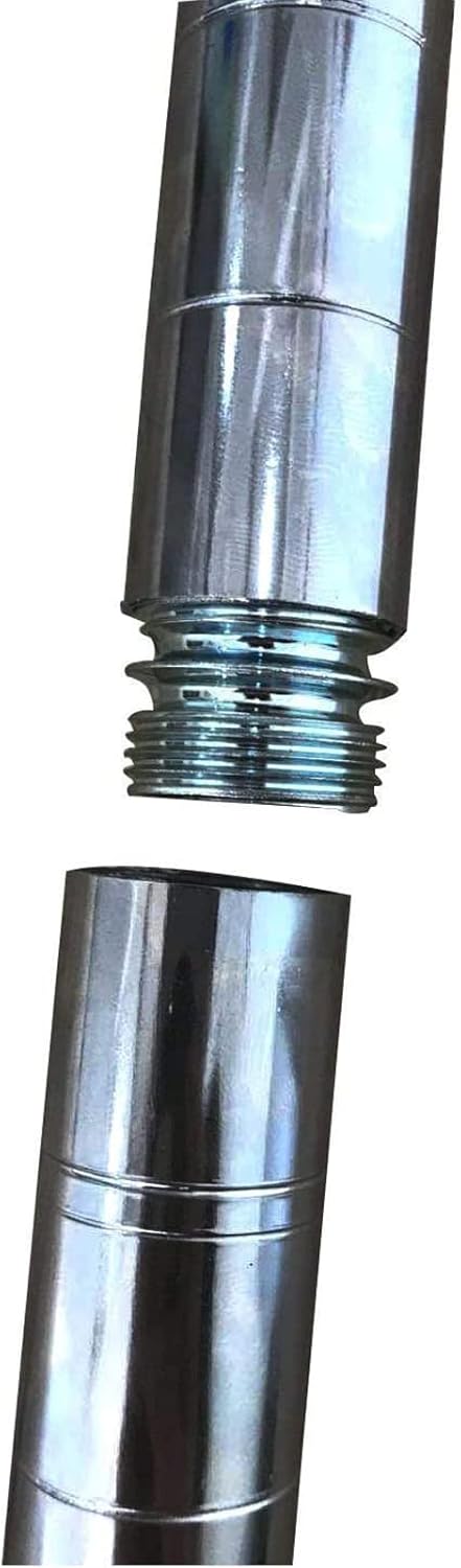 4-Pack 1" Diameter Pole Connectors for Coarse Thread 1.2mm Thick Wire Shelving Poles by Crescent Housewares