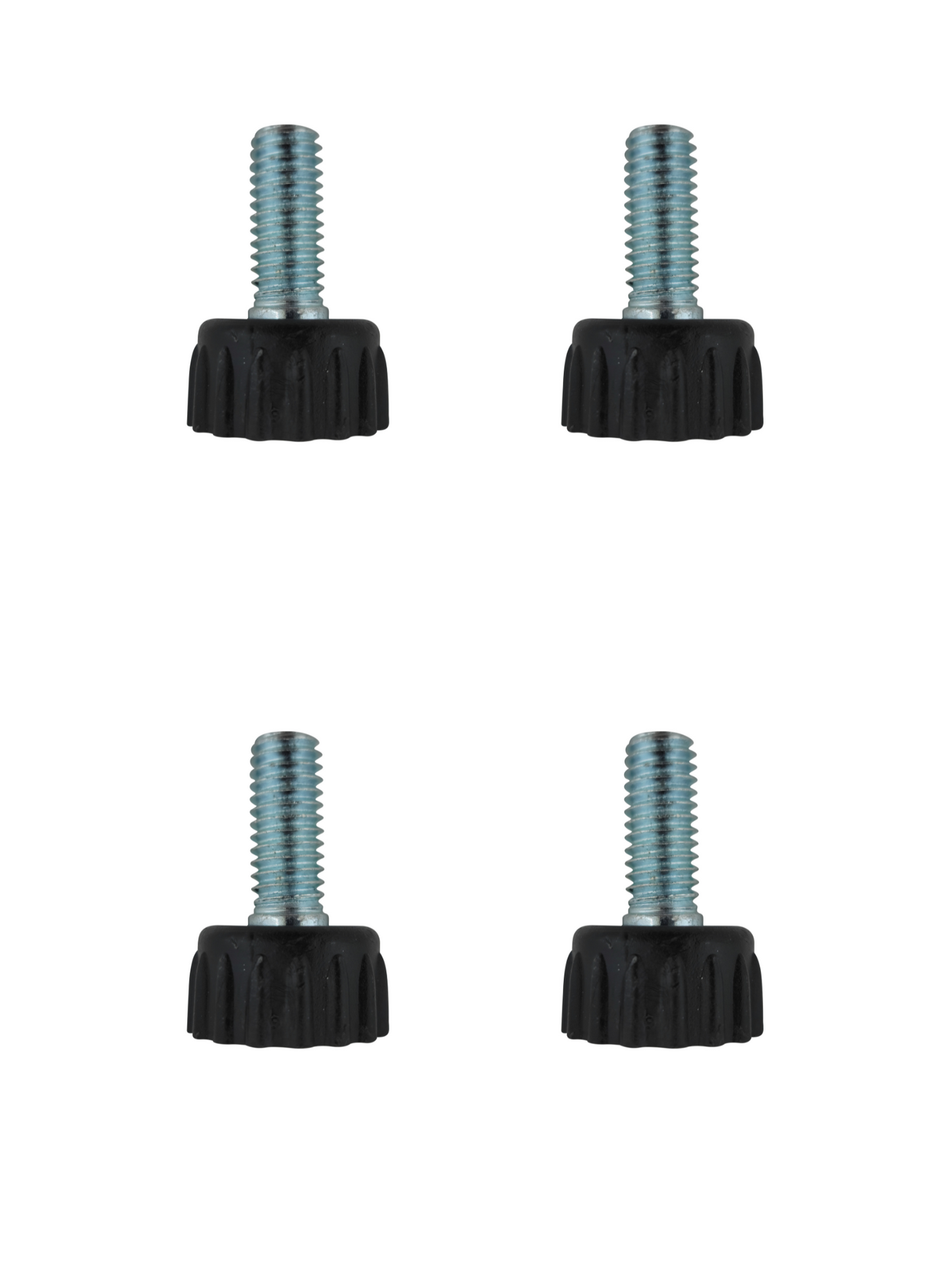 Set of 4 Adjustable Feet Levelers for Wire Shelving Units – Heavy-Duty Leveling Feet for 1" Diameter Shelving Poles by Crescent Housewares