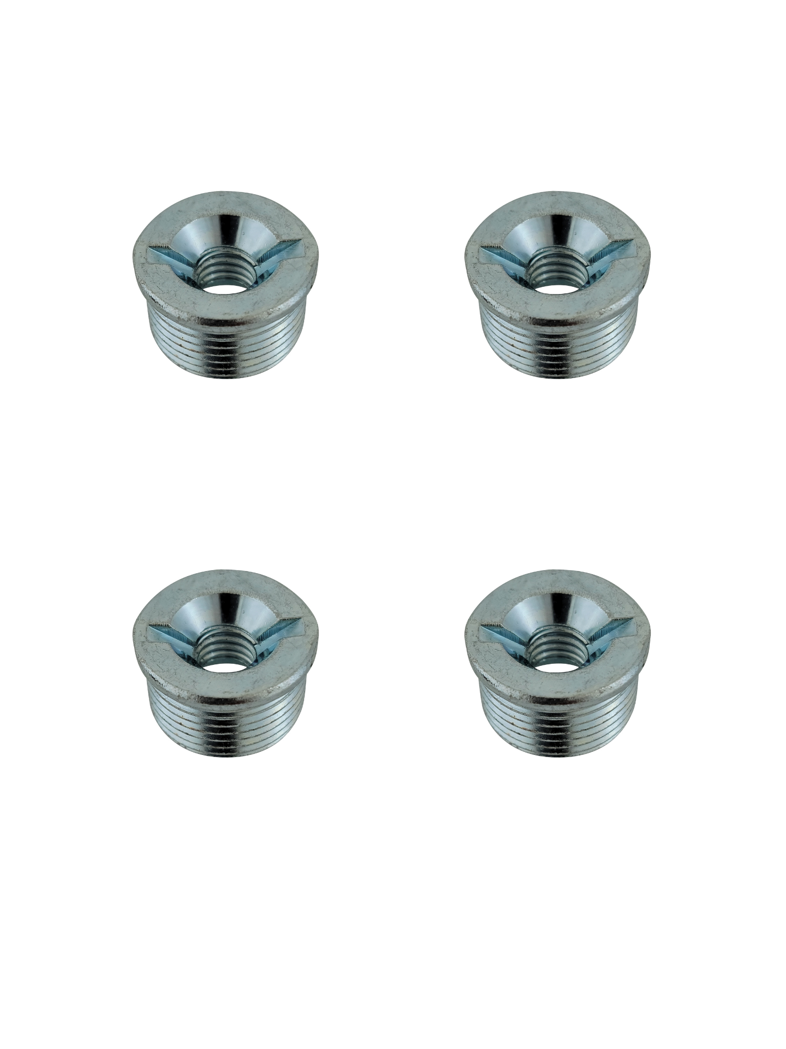 Set of 4 Threaded Inserts for Wire Shelving Poles – 1