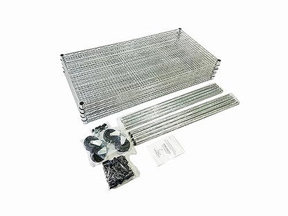 5-Tier 48x24x72 Crescent Housewares Rack, NSF Certified, Chrome